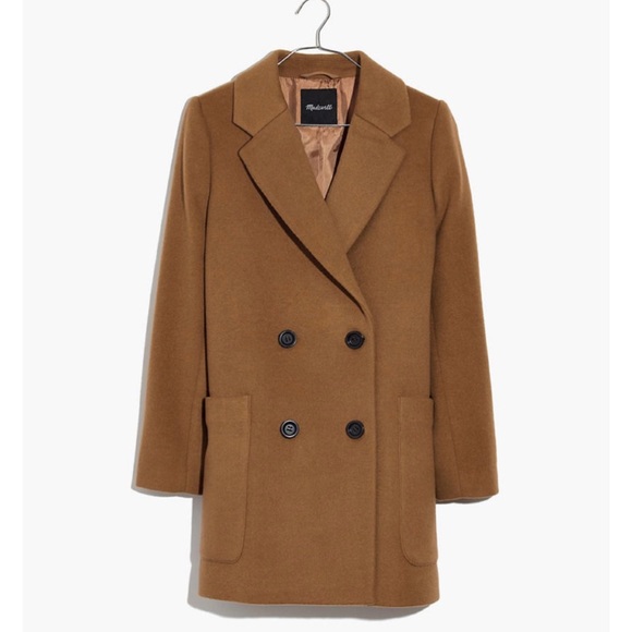 Madewell Jackets & Blazers - NWT Madewell Hollis Double Breasted Wool Coat XL